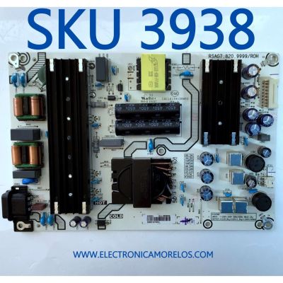 FUENTE PARA TV HISENSE / NUMERO DE PARTE 300503 / RSAG7.820.9999/ROH / HLL-9999WE / DMD218700KL / MODELO 65R6E4 65A53FUR